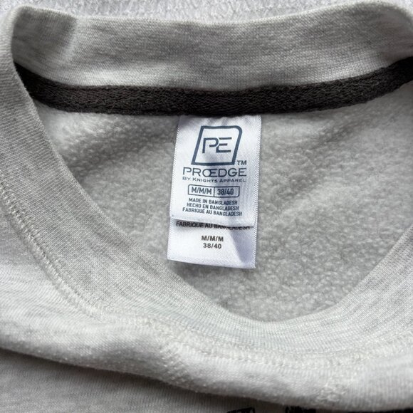 Gray Michigan Wolverines Crewneck Sweater Size Medium Knights Apparel Pro Edge - Picture 7 of 8